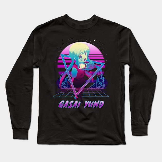 Yuno Gasai Chaos And Devotion Long Sleeve T-Shirt by A Cyborg Fairy